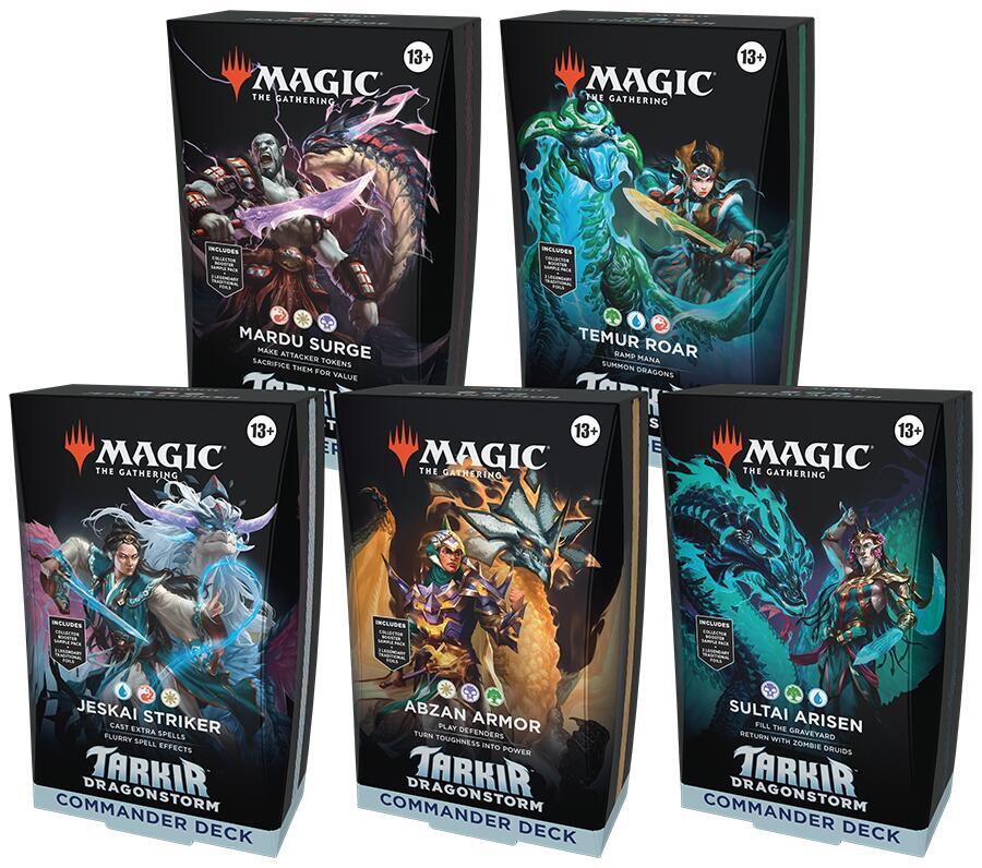 Tarkir Dragonstorm Commander Set of 5 Decks