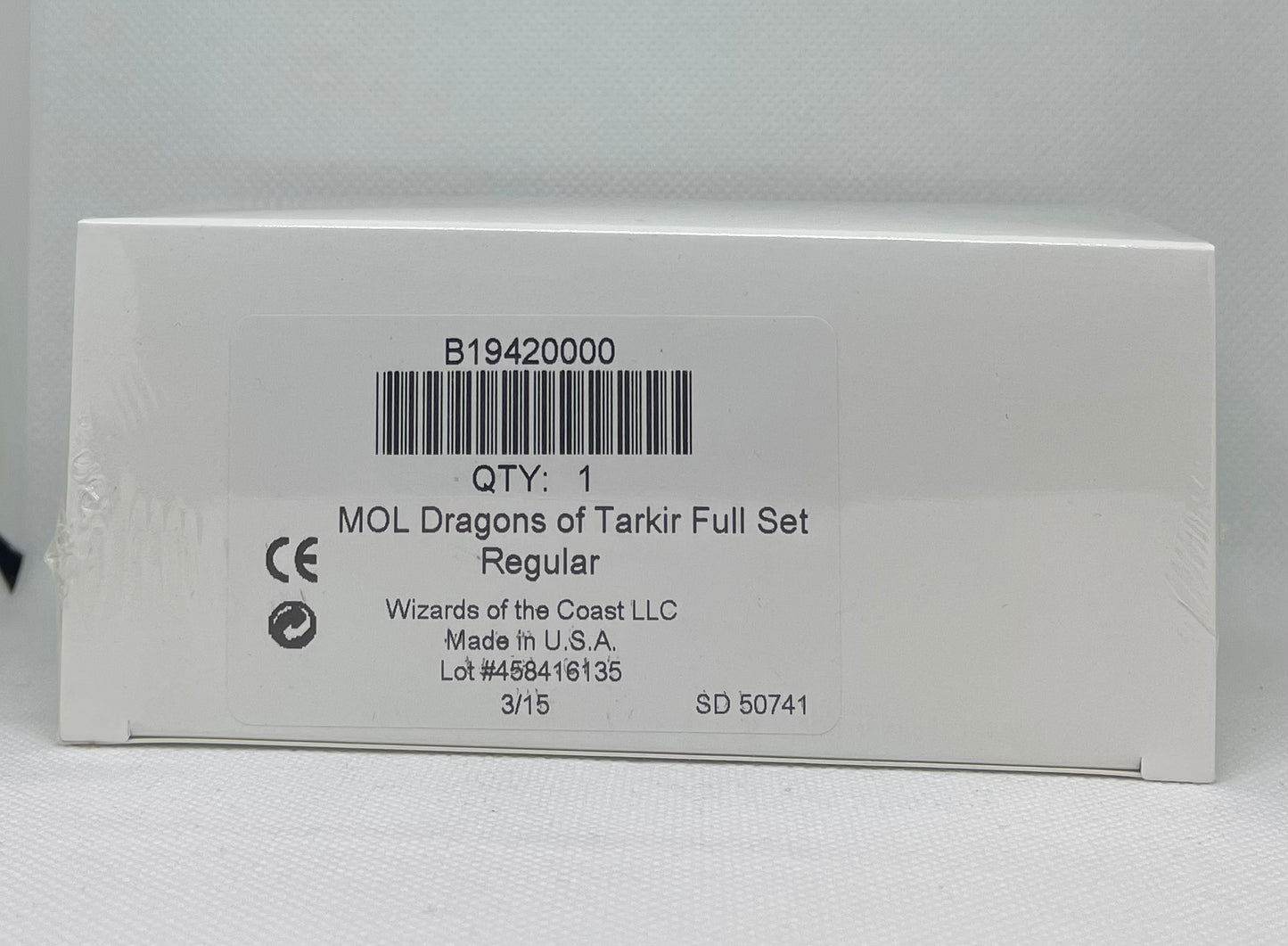 Dragons of Tarkir Factory Sealed Complete Set REGULAR