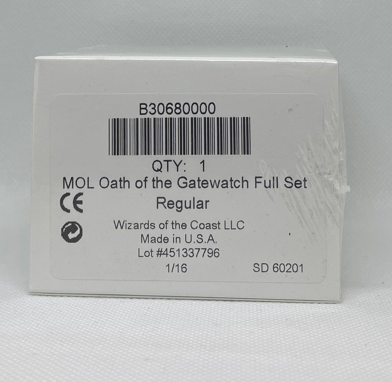 Oath of the Gatewatch Factory Sealed Complete Set REGULAR