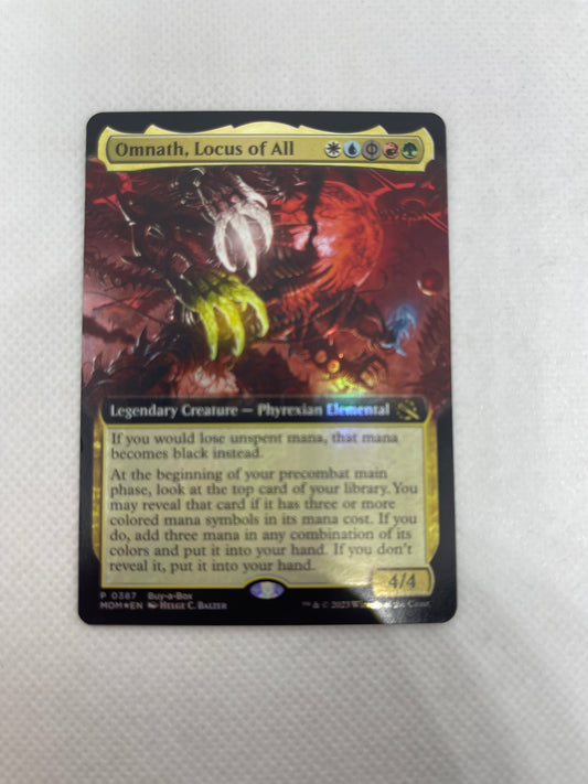 Omnath, Locus of All - March of the Machine Buy a Box Extended Art Promo #387 FOIL