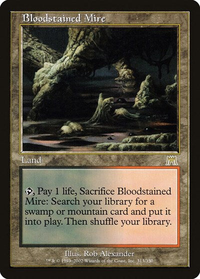 Bloodstained Mire - Onslaught - 313 - Moderately Played