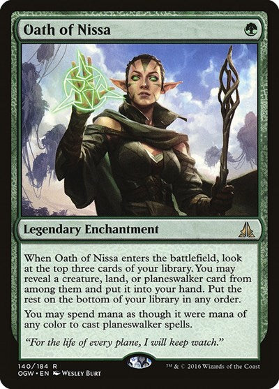 Oath of Nissa - Oath of the Gatewatch - 140 - FOIL