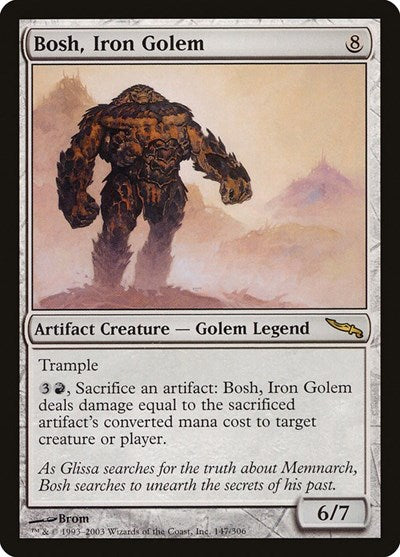 Bosh, Iron Golem - Mirrodin - 147 - FOIL