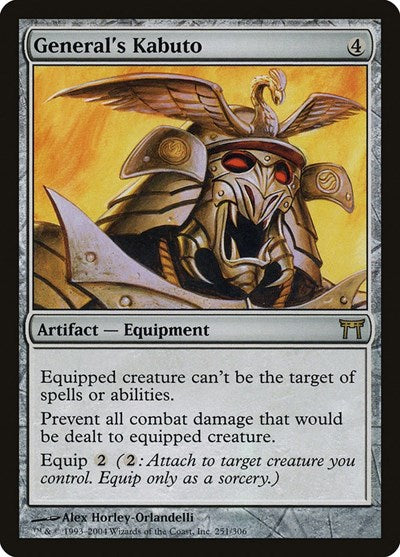 General's Kabuto - Champions of Kamigawa - 251 - FOIL