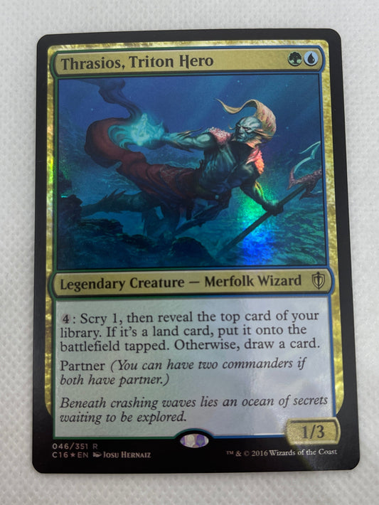 Thrasios, Triton Hero - Commander 2016 FOIL
