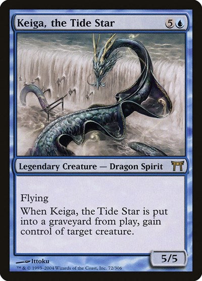Keiga, the Tide Star - Champions of Kamigawa - 72 - FOIL