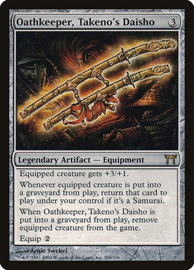 Oathkeeper, Takeno's Daisho - Champions of Kamigawa - 265 - FOIL