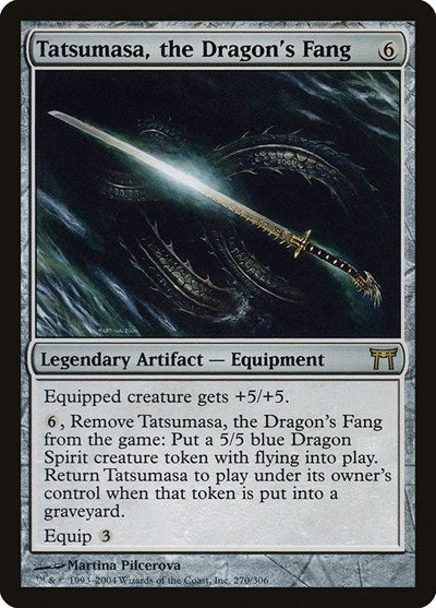 Tatsumasa, the Dragon's Fang - Champions of Kamigawa - 270 - FOIL