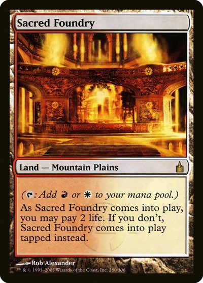 Sacred Foundry - Ravnica: City of Guilds - 280