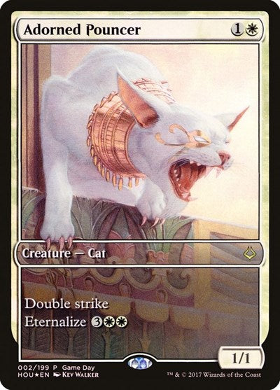 Adorned Pouncer - Game Day & Store Championship Promos - 2 - FOIL