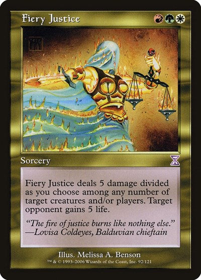 Fiery Justice - Timeshifted - 92 - FOIL