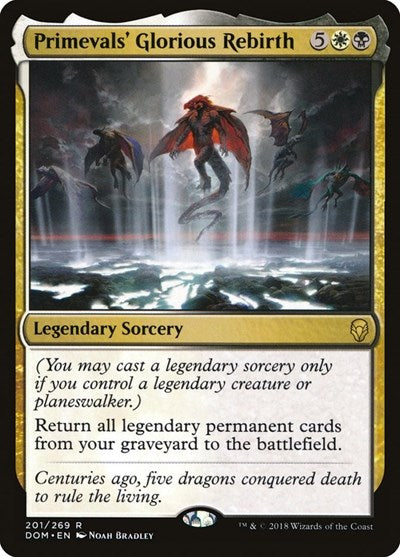 Primevals' Glorious Rebirth - Dominaria - 201 - FOIL