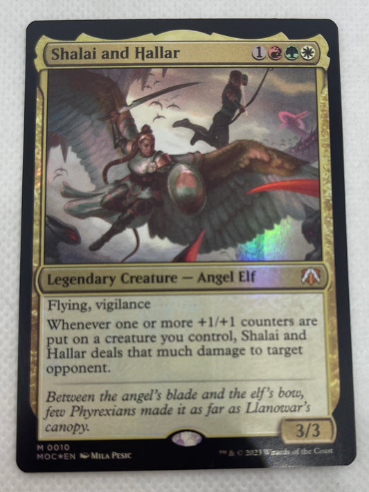 Shallai and Hallar - Commander March of the Machine #0010 FOIL