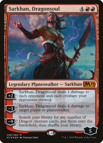 Sarkhan, Dragonsoul - Core Set 2019 - 296 - FOIL