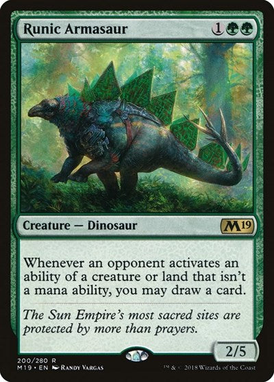Runic Armasaur - Core Set 2019 - 200