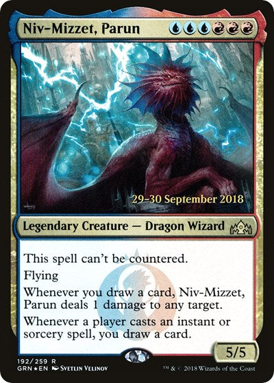 Niv-Mizzet, Parun - Prerelease Cards - 192 - FOIL