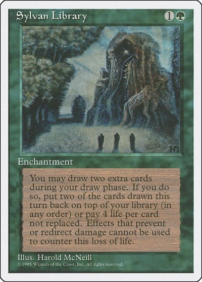 Sylvan Library - Fourth Edition - 157 - HEAVILY PLAYED