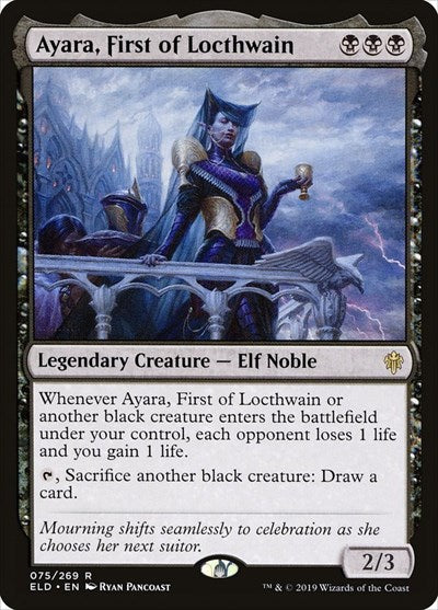 Ayara, First of Locthwain - Throne of Eldraine - 75