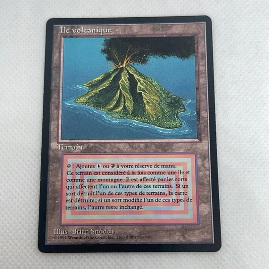 Volcanic Island - Foreign Black Bordered FRENCH