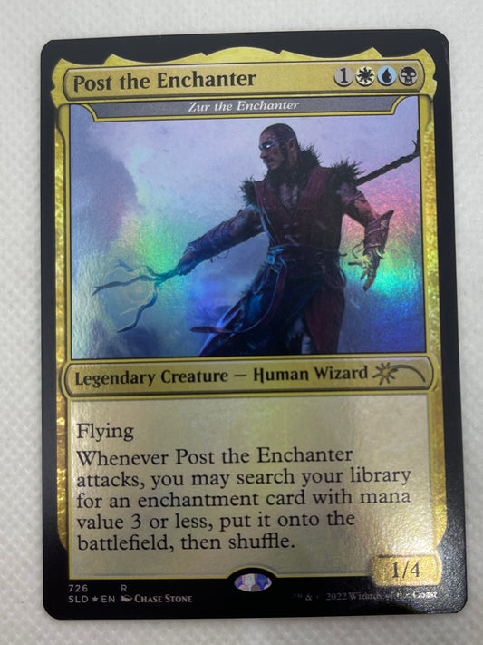 Trading card featuring a fantasy creature on a light gray background