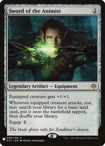 Sword of the Animist (E01) - The List Reprints - 89