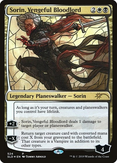 Sorin, Vengeful Bloodlord (Stained Glass) - Secret Lair Drop Series - 524 - FOIL