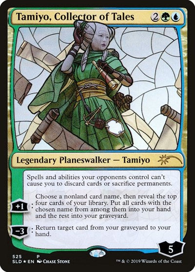 Tamiyo, Collector of Tales (Stained Glass) - Secret Lair Drop Series - 525 - FOIL