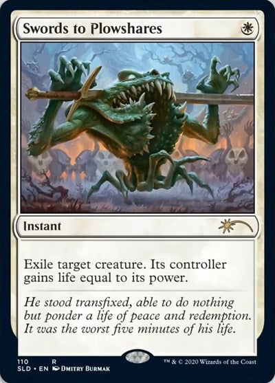 Swords to Plowshares (110) - Secret Lair Drop Series - 110 - FOIL