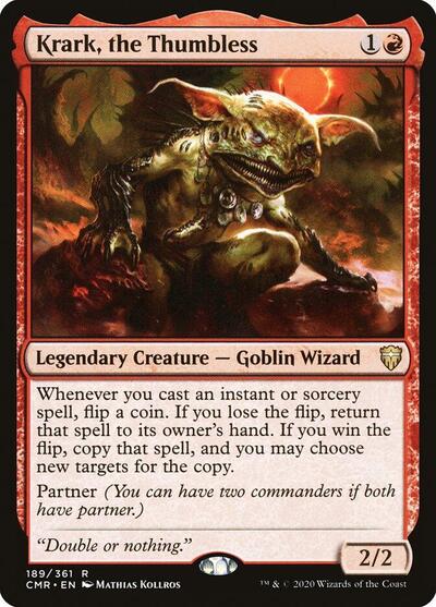 Krark, the Thumbless - Commander Legends - 189 - FOIL