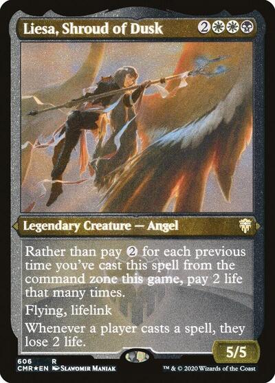 Liesa, Shroud of Dusk (Foil Etched) - Commander Legends - 606