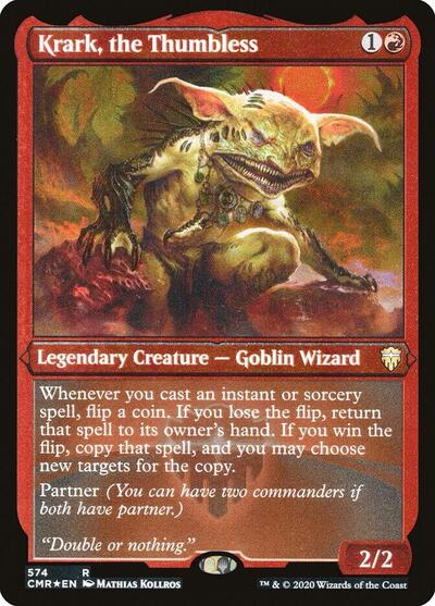 Krark, the Thumbless (Foil Etched) - Commander Legends - 574