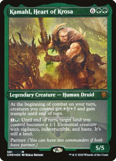 Kamahl, Heart of Krosa (Foil Etched) - Commander Legends - 581