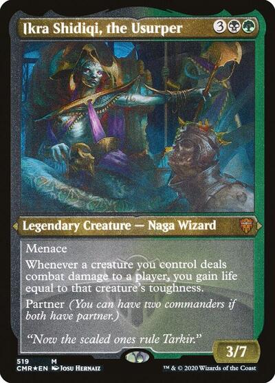 Ikra Shidiqi, the Usurper (Foil Etched) - Commander Legends - 519