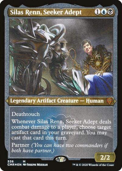 Silas Renn, Seeker Adept (Foil Etched) - Commander Legends - 536