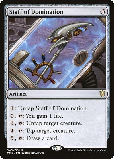Staff of Domination - Commander Legends - 343 - FOIL