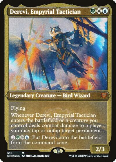 Derevi, Empyrial Tactician (Foil Etched) - Commander Legends - 518