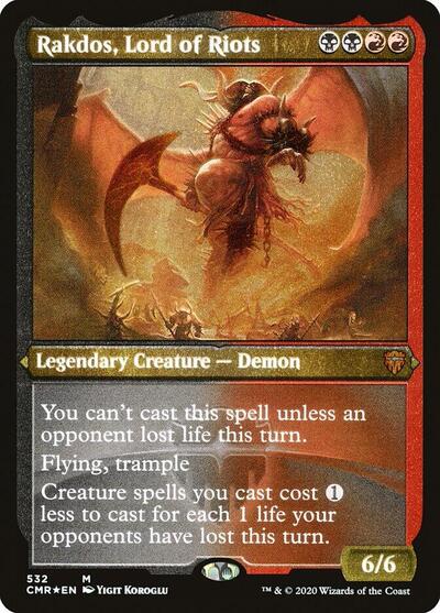 Rakdos, Lord of Riots (Foil Etched) - Commander Legends - 532