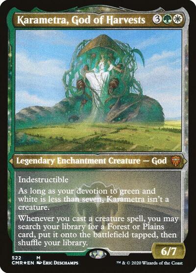 Karametra, God of Harvests (Foil Etched) - Commander Legends - 522