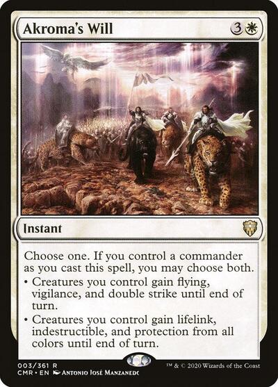 Akroma's Will - Commander Legends - 3 - FOIL