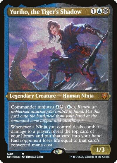Yuriko, the Tiger's Shadow (Foil Etched) - Commander Legends - 542