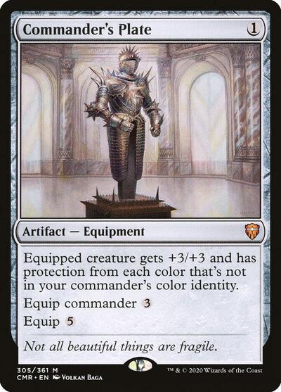 Commander's Plate - Commander Legends - 305 - FOIL
