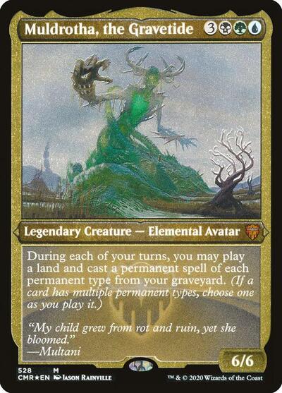 Muldrotha, the Gravetide (Foil Etched) - Commander Legends - 528