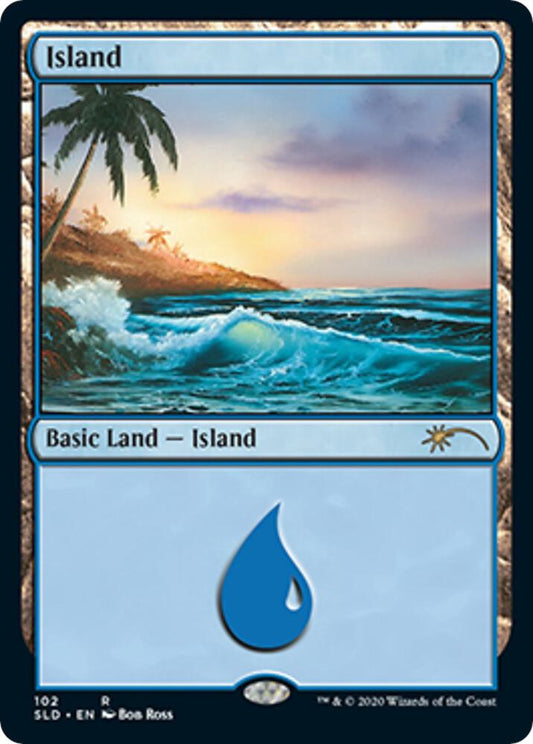 Island (102) (Bob Ross) - Secret Lair Drop Series - 102