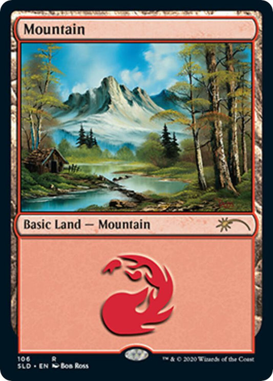 Mountain (106) (Bob Ross) - Secret Lair Drop Series - 106
