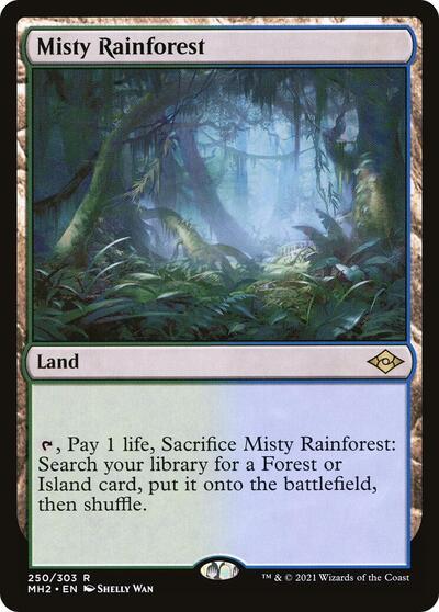 Misty Rainforest - Modern Horizons 2 - 250 - FOIL