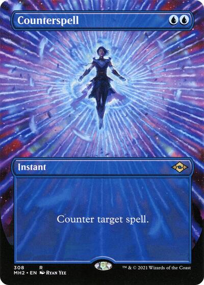 Counterspell (Borderless) - Modern Horizons 2 - 308 - FOIL