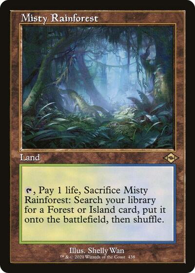 Misty Rainforest (Retro Frame) - Modern Horizons 2 - 438 - FOIL