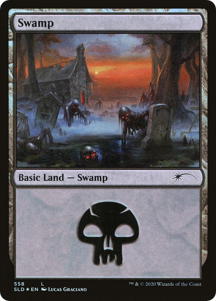 Swamp (558) - Secret Lair Drop Series - 558 - FOIL