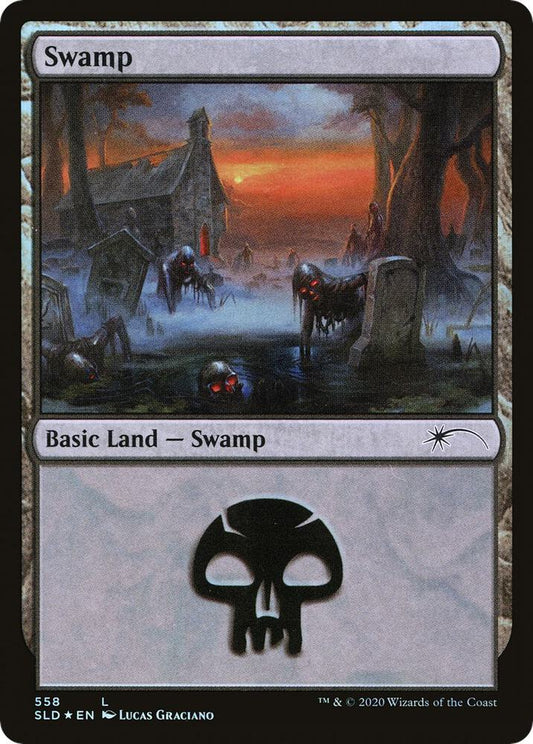 Swamp (558) - Secret Lair Drop Series - 558 - FOIL