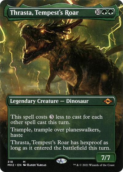 Thrasta, Tempest's Roar (Borderless) - Modern Horizons 2 - 318 - FOIL